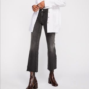 Free People Cropped Flares